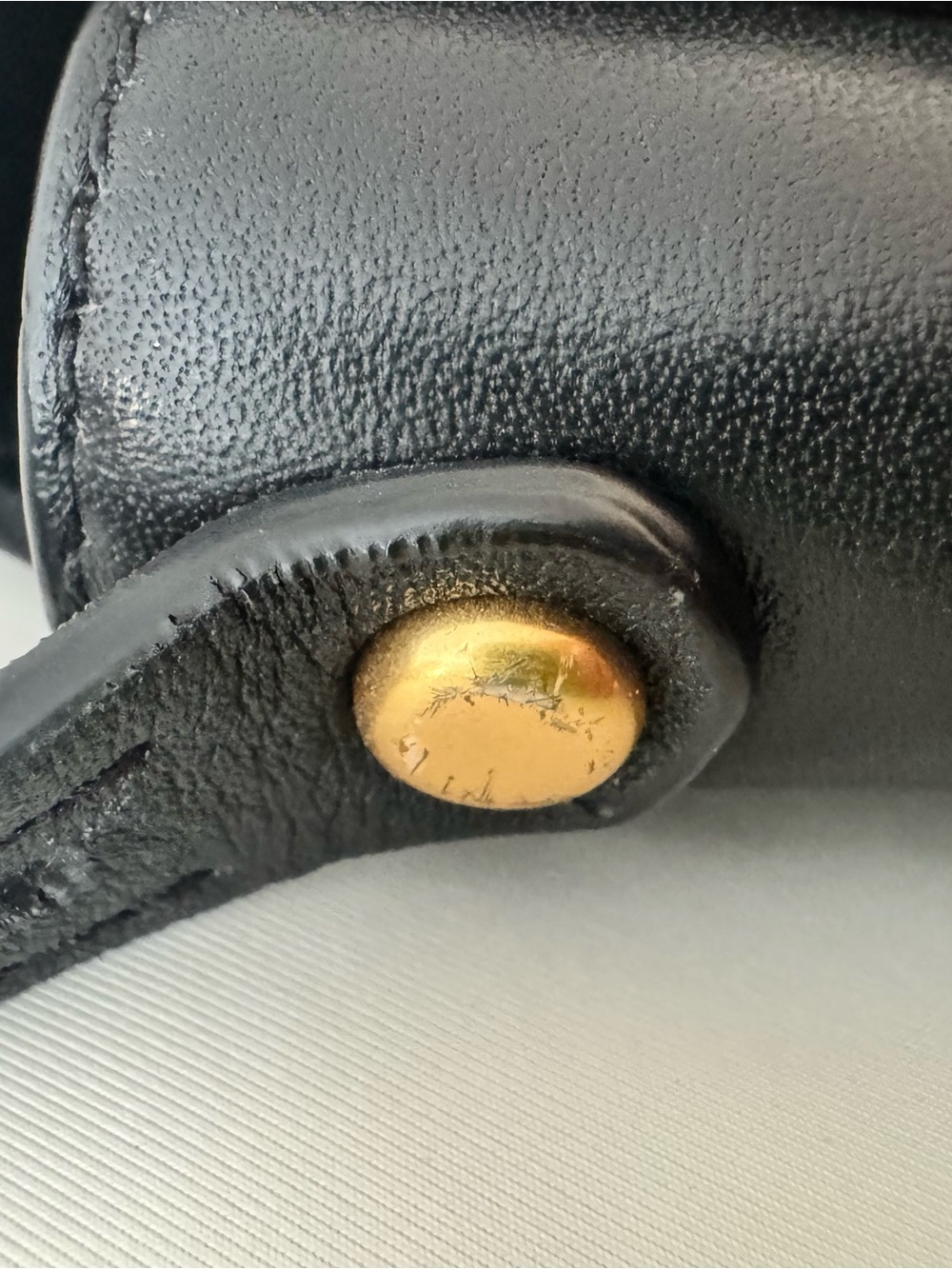 Tory Burch Black Leather Miller Circle Logo Crossbody with Gold Trim - Picture 9 of 13